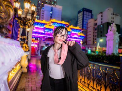 Neon Night Photoshoot in Manila