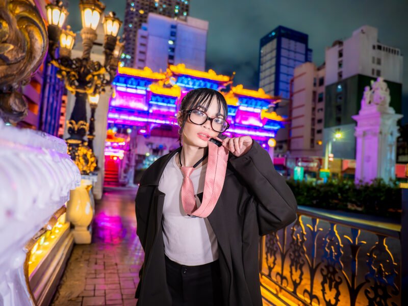 Neon Night Photoshoot in Manila