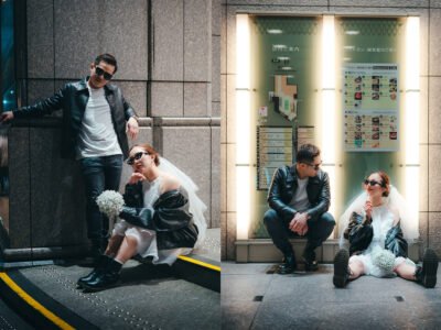 Romantic Street Portraits for Couples in Tokyo