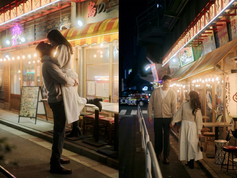 Love Stories Photoshoot in Tokyo With Professional Photographer