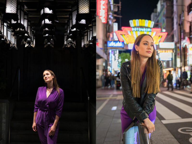 Night Photoshoot in Osaka