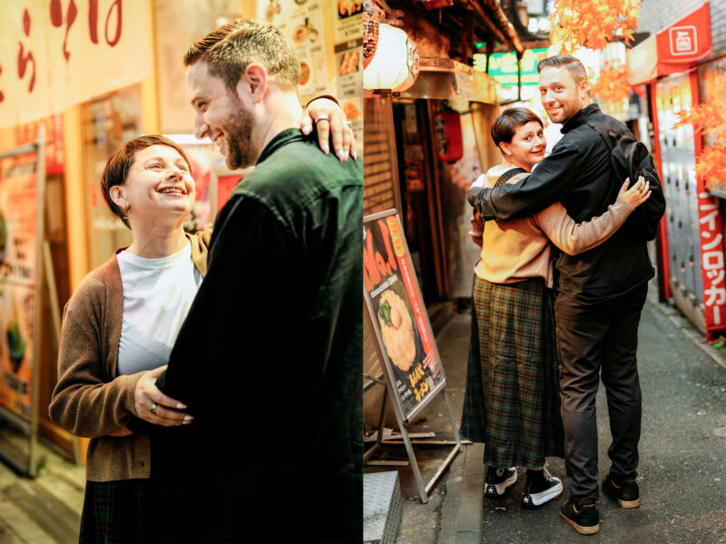 Romantic Couple Photoshoot in Tokyo