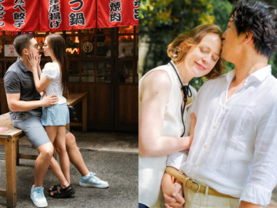 Romantic Couple Photoshoot in Tokyo