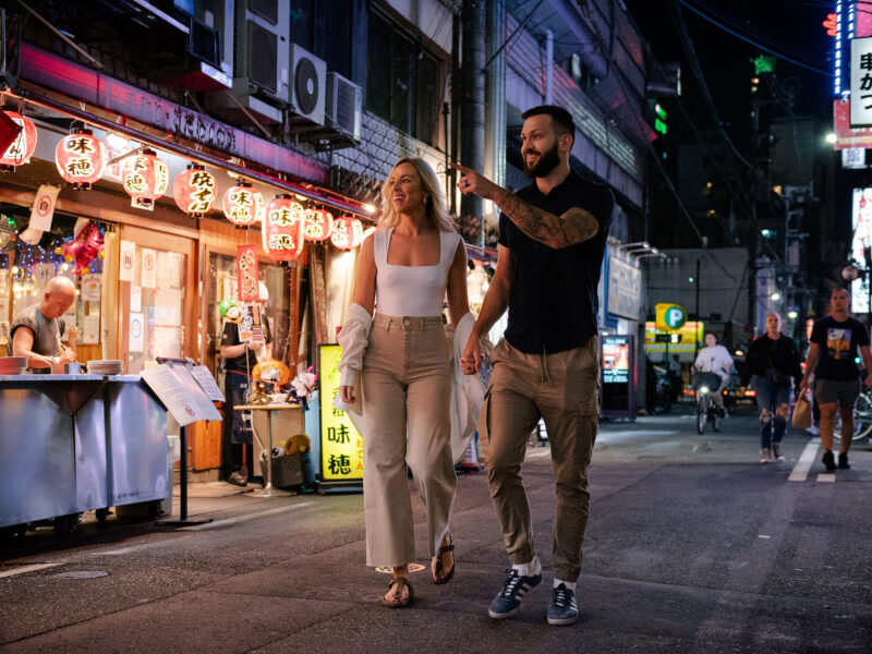 Osaka After Dark — Cinematic Night Portraits