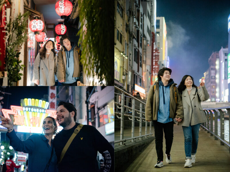 Osaka After Dark — Cinematic Night Portraits